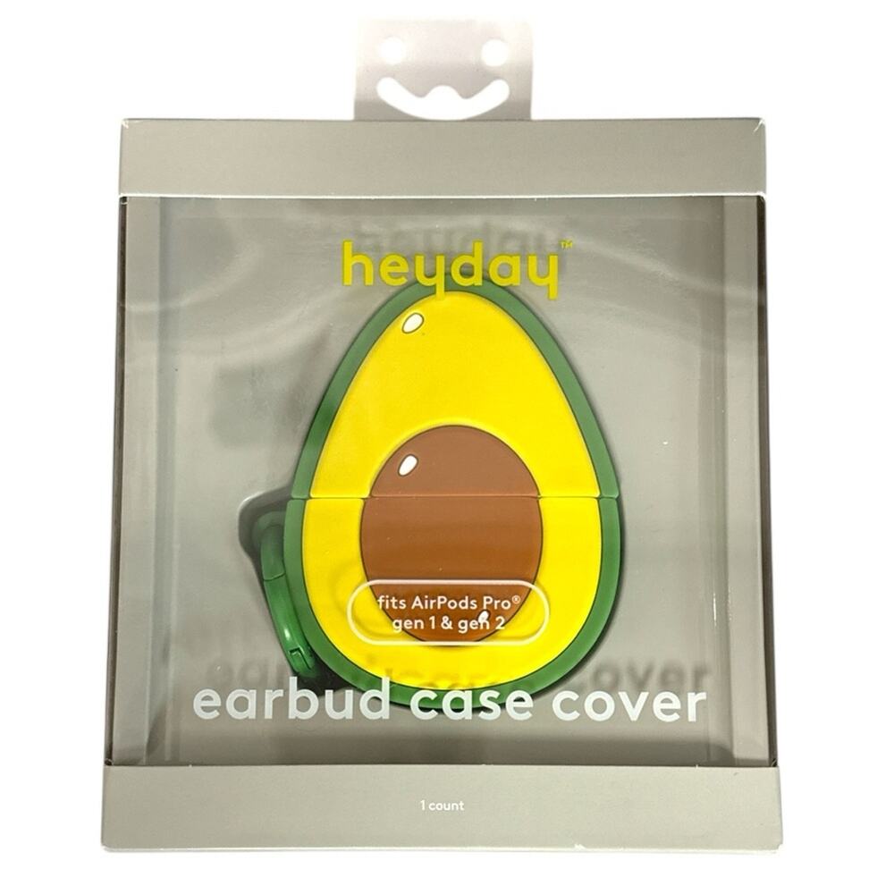 Heyday Avocado Earbud Case Cover for AirPods Pro NWT